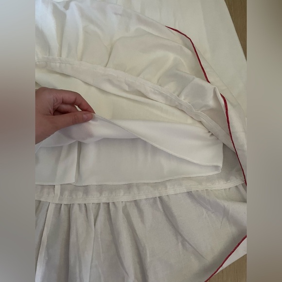 Coquette Midi Dress Medium Cherry Embroidery Romantic - Picture 13 of 17